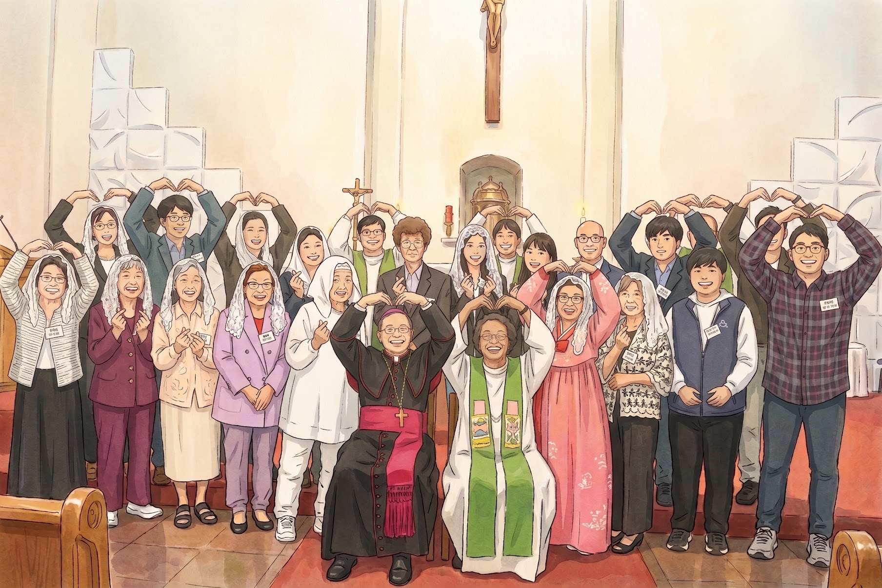 오클랜드, 몬트레이· 한인 가톨릭 공동체, 김주영 시몬 주교 주례로 19명에 ‘견진성사’ 거행
