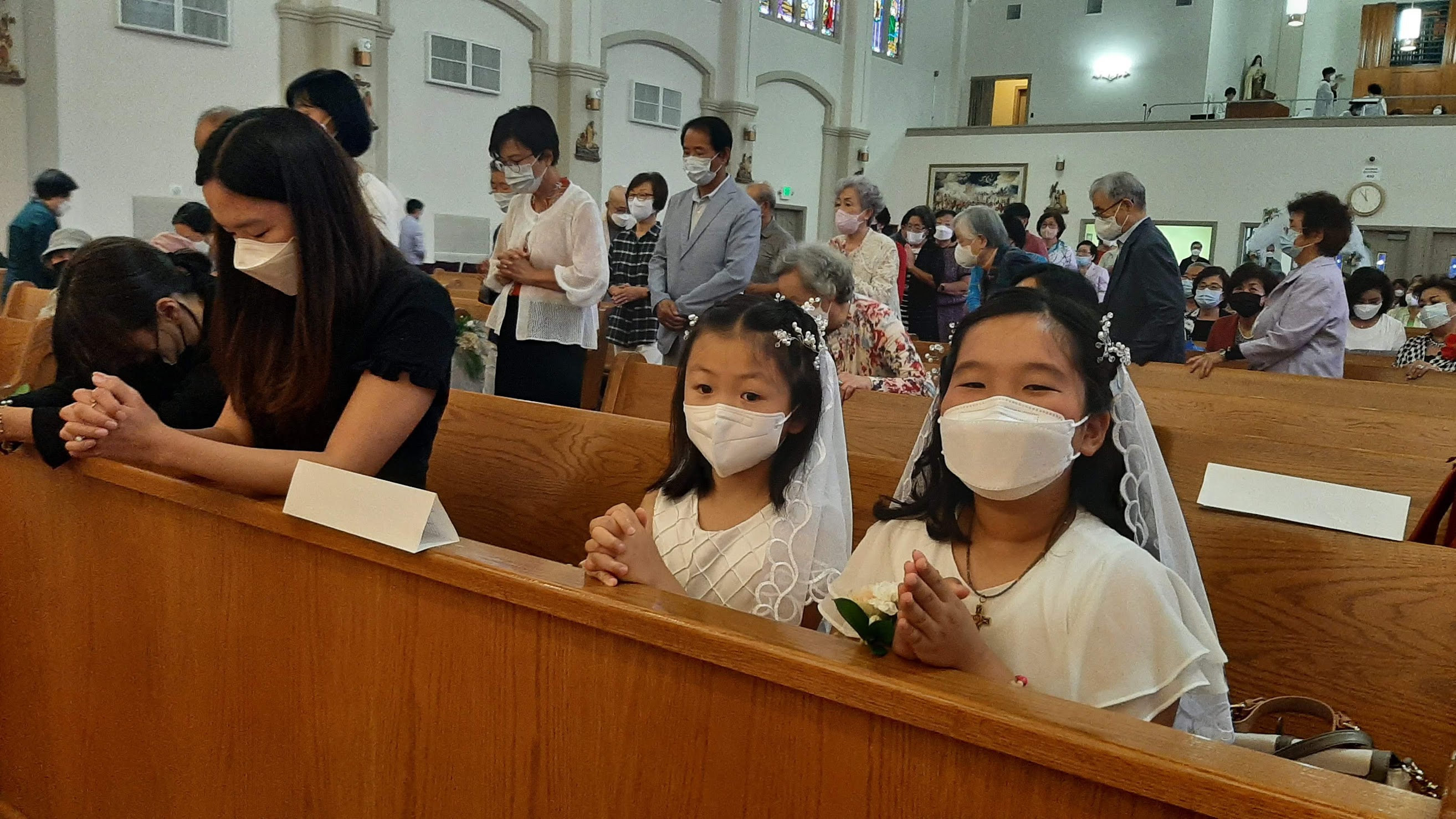 성모 승천 대축일, 첫 영성체, 성모회 전신자 점심 제공