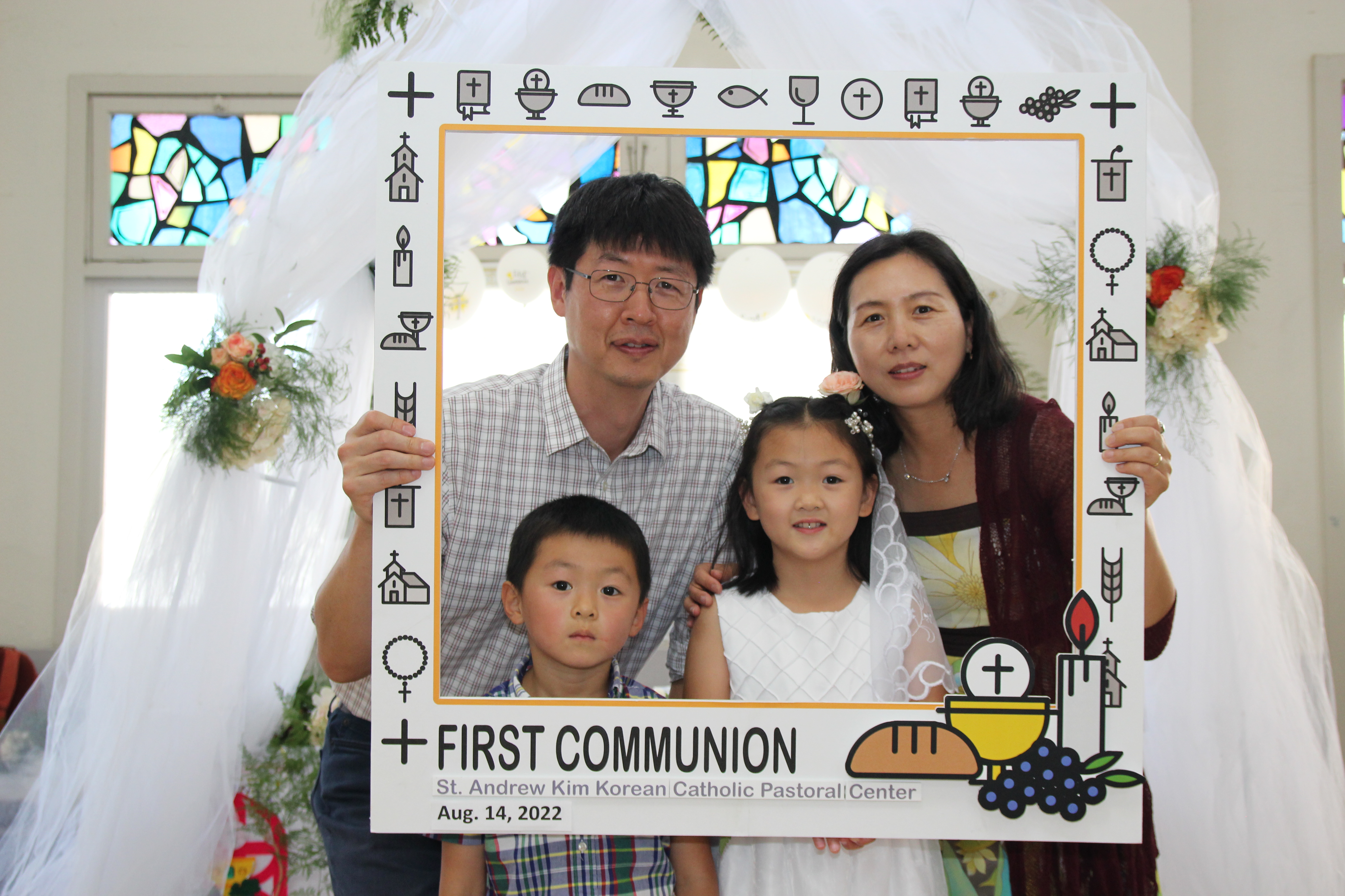 성모 승천 대축일, 첫 영성체, 성모회 전신자 점심 제공